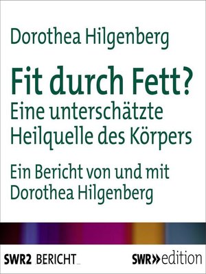 cover image of Fit durch Fett?